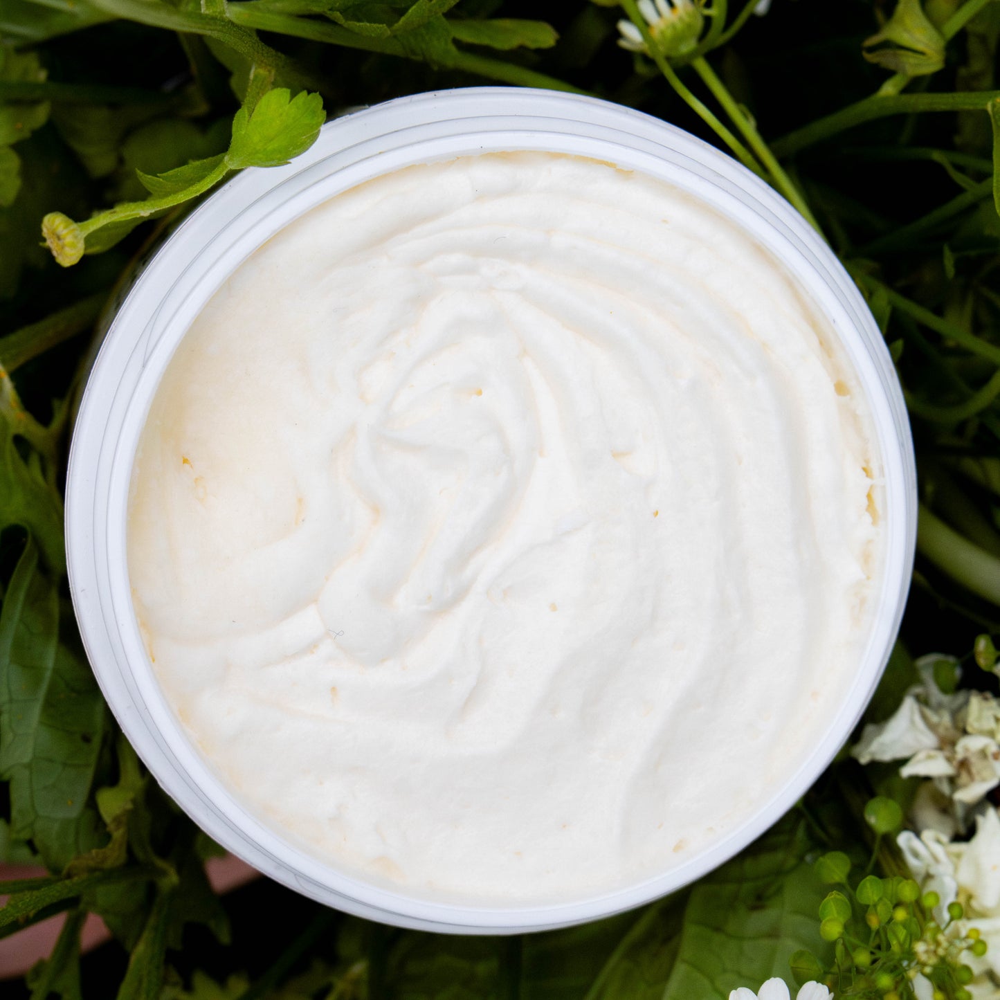 Whipped tallow moisturizer made from grass-fed beef suet sourced from Montana ranches, showing the creamy texture