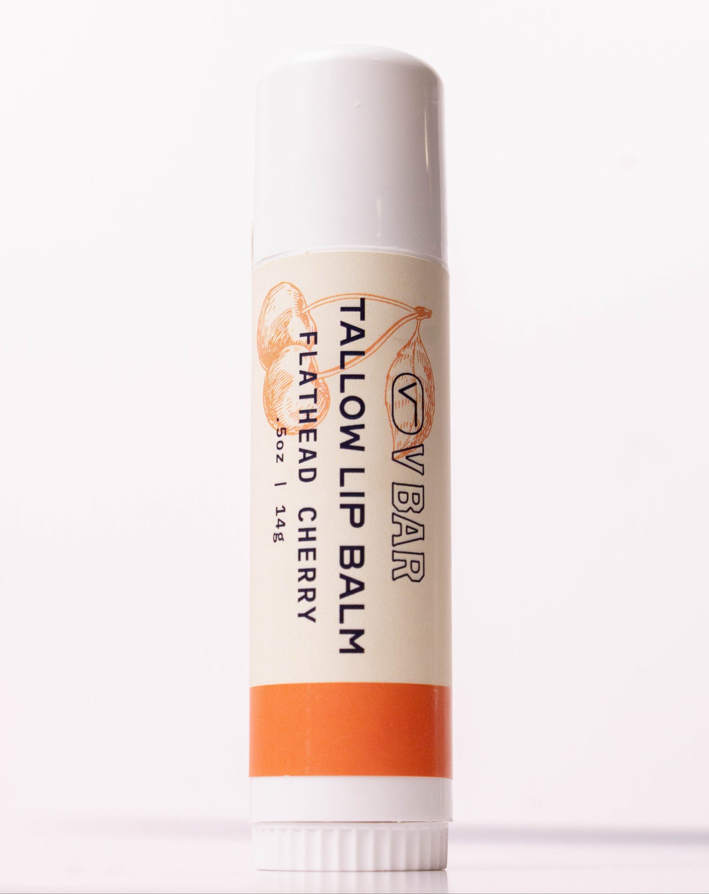 Natural tallow lip balm made from grass-fed beef suet for dry lips and sourced from Montana ranches