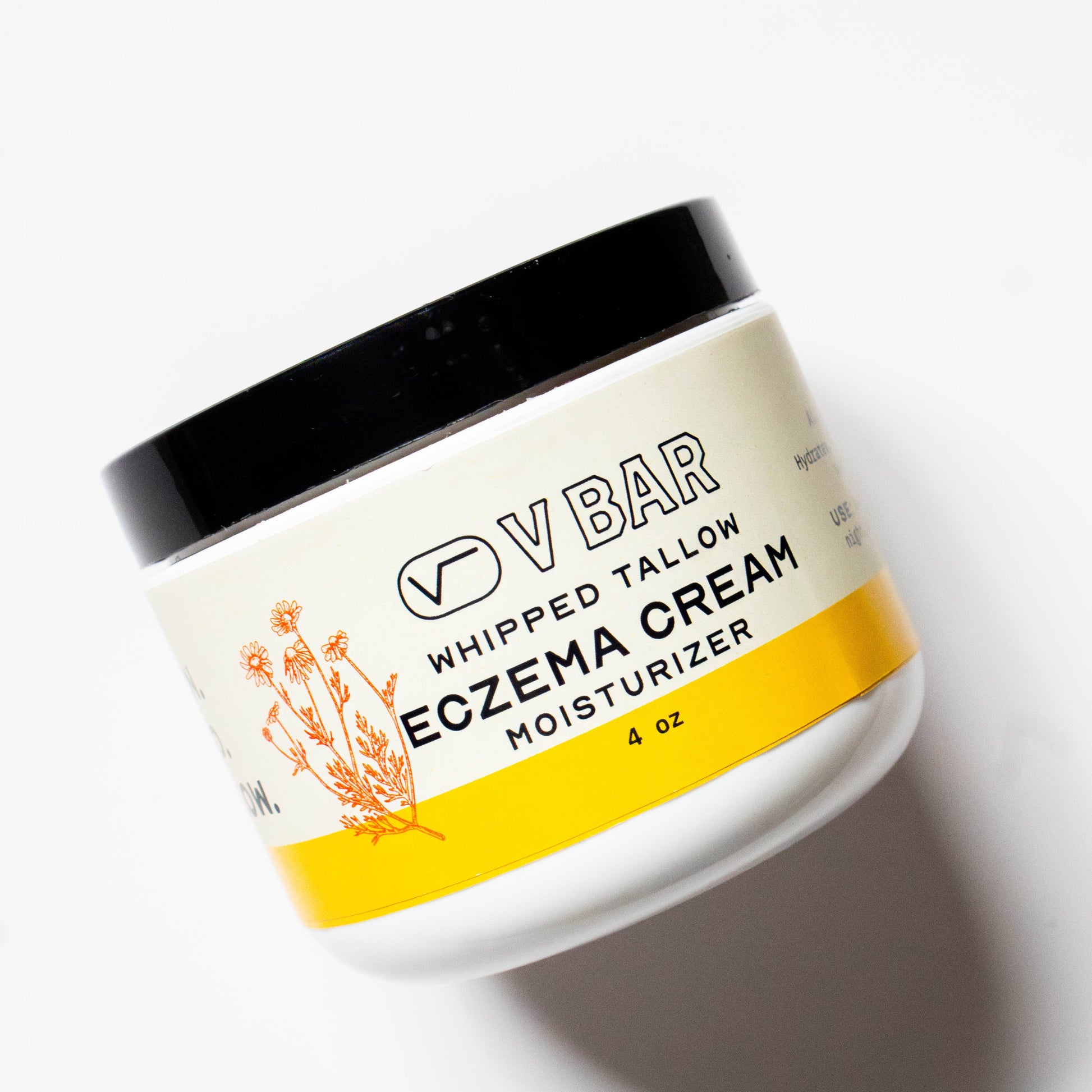 Whipped tallow moisturizer made from grass-fed beef suet sourced from Montana ranches