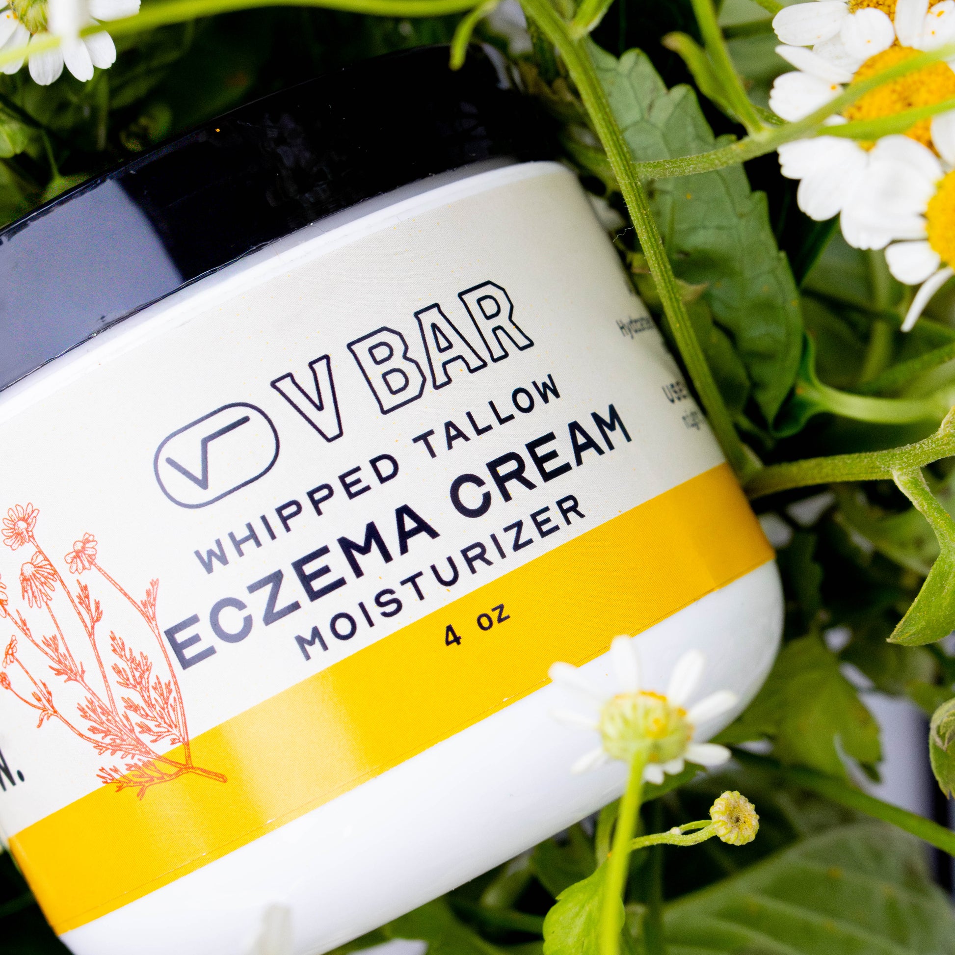 Whipped tallow moisturizer made from grass-fed beef suet sourced from Montana ranches