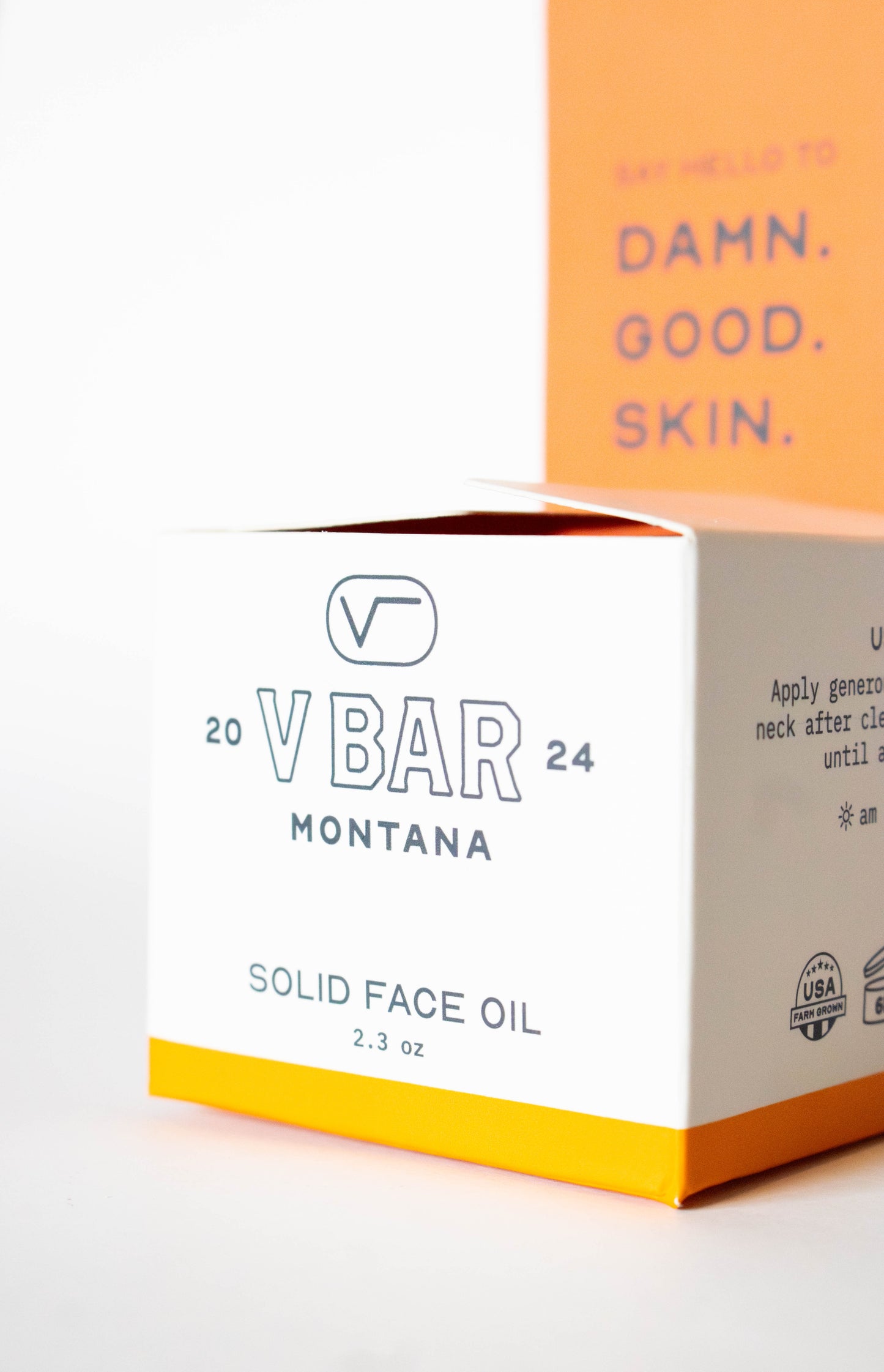Vbar Montana tallow balm packaging