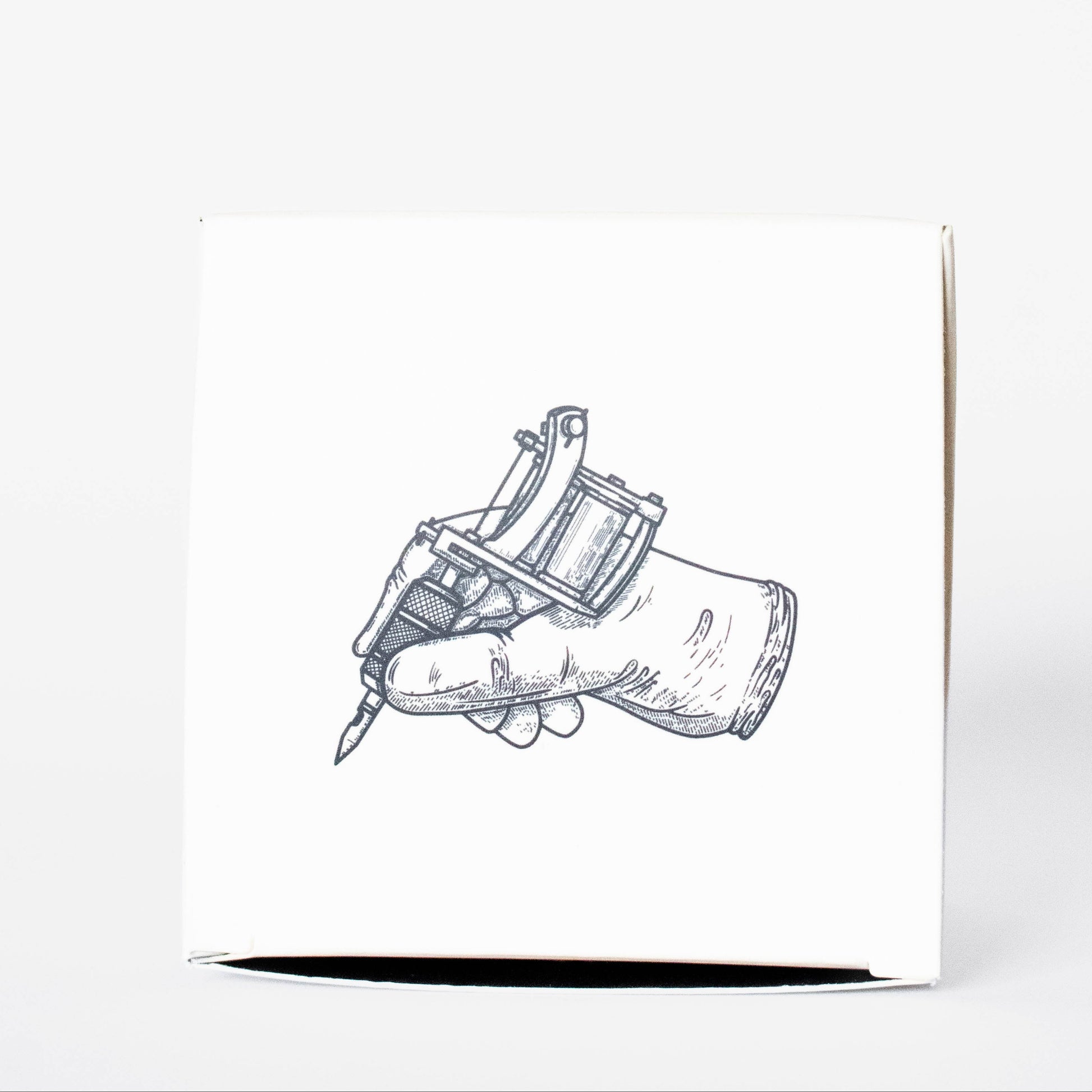 VBar Montana tattoo balm packaging, tattoo illustration